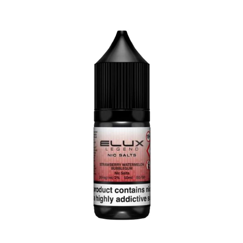 Strawberry Watermelon Bubblegum By Elux Legend 10ML Nic Salt E Liquid 50VG Vape 10MG/20MG Juice