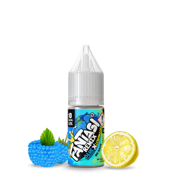 Remix - Blue Raspberry X Lemonade By Fantasi Nic Salts 10x10ML E Liquid 50VG/50PG Vape 10MG/20MG Juice