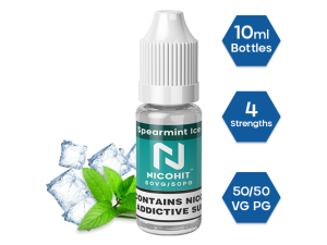 NEW FLAVOUR NICOHIT SPEARMINT ICE PREMIUM E LIQUID E JUICE 10ML TPD 3/6/12/18MG MULTIBUY