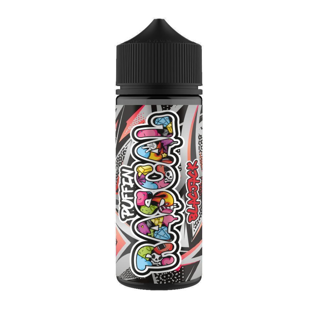 PUFFIN RASCAL BLACKJACK 100ML SHORTFILL E LIQUID 70VG VAPE