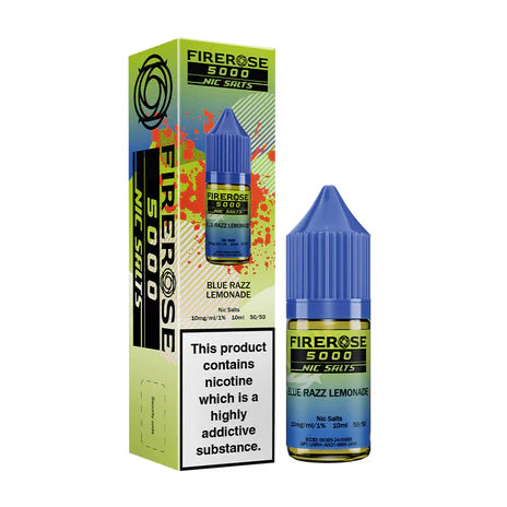 Blue Razz Lemonade - Elux Firerose 5000 Nic Salt 10ML E Liquid 50VG Vape 10MG/20MG Juice