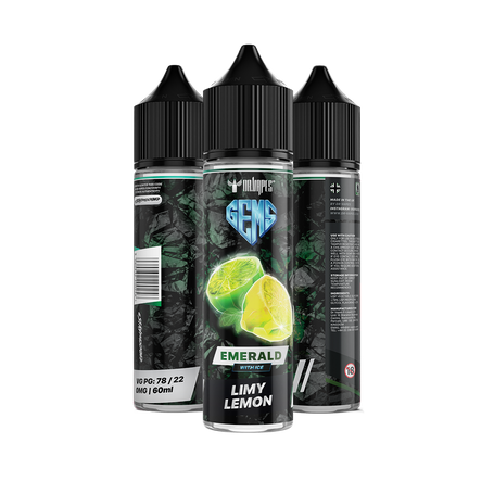 Gems - Limy Lemon Emerald With Ice By Dr Vapes 50ML E Liquid 78VG Vape 0MG Juice