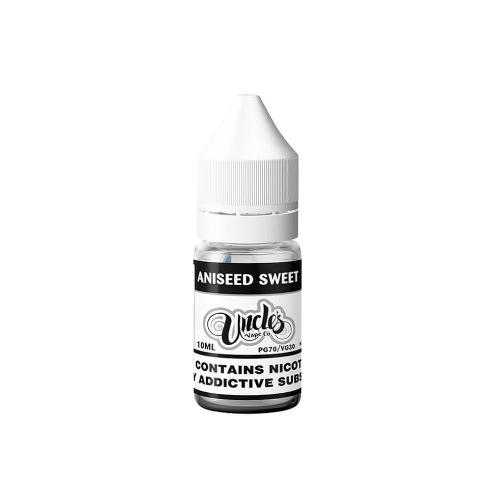 Aniseed Sweet By Uncle's Vape Co 10ML E Liquid 30VG Vape 3MG/6MG/12MG/18MG Juice