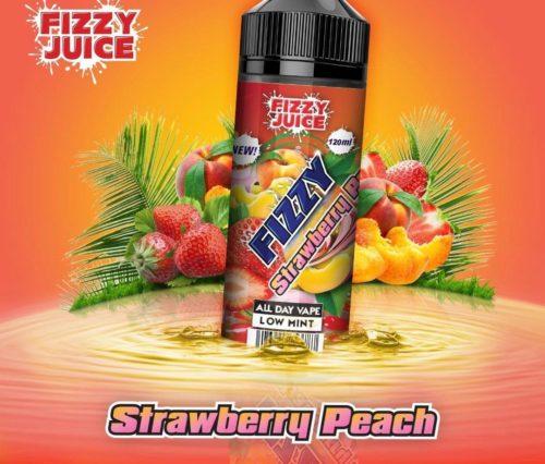 MOHAWK & CO FIZZY STRAWBERRY PEACH 100ML SHORTFILL E LIQUID 70VG VAPE