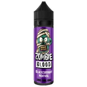 Blackcurrant Menthol By Zombie Blood 50ML E Liquid 50VG Vape 0MG Juice