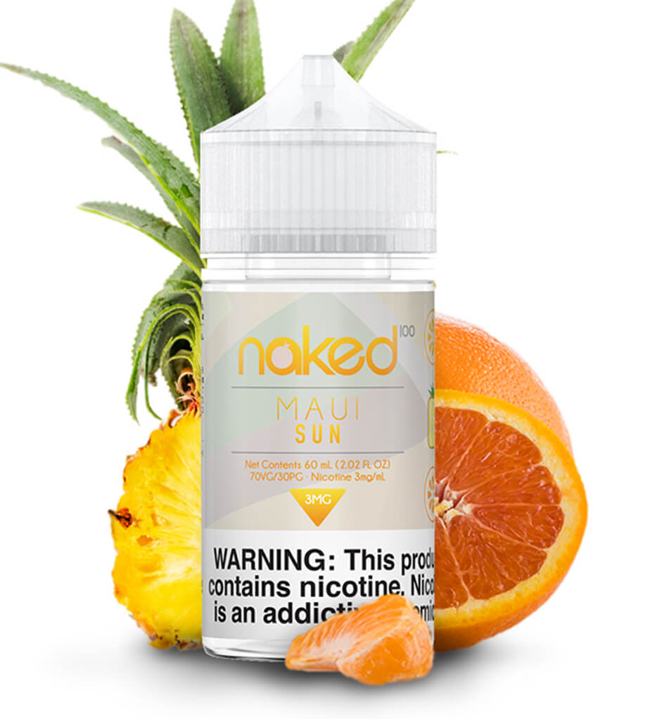 Maui Sun by Naked 100, 50ML E Liquid, 70VG Juice, 0MG Vape