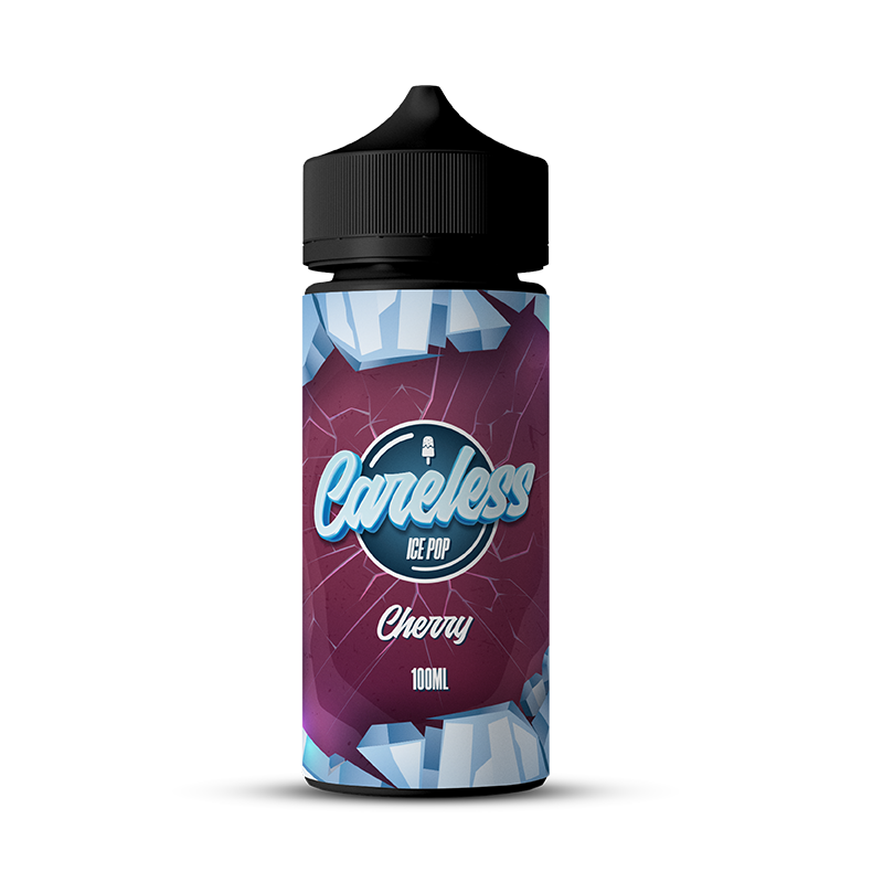 Ice Pop - Cherry By Careless | 100ML E Liquid | 70VG Vape | 0MG Juice | Short Fill