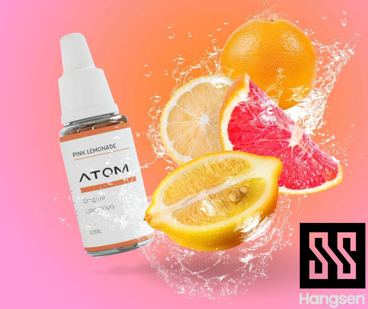 NEW FLAVOUR Hangsen Pink Lemonade E Liquid 10ML - 3MG/6MG/12MG/18MG MULTIBUY