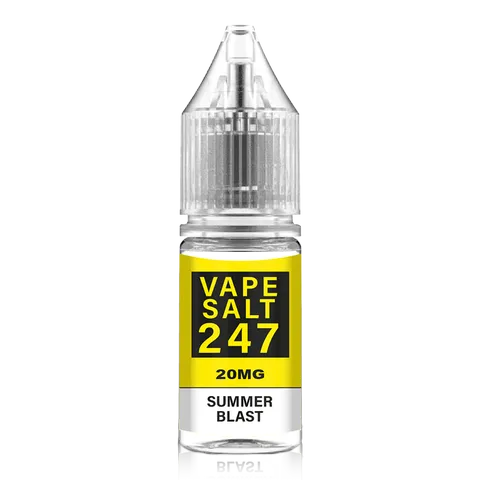 Summer Blast - Vape Salt 247, 10 x 10ML Nic Salt E Liquid 50VG Vape 10MG/20MG Juice