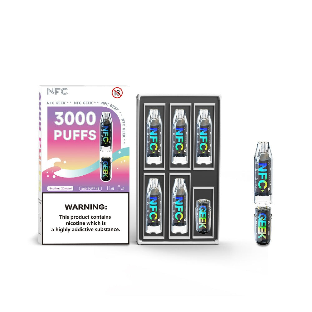 PRICE REDUCED NFC Geek Disposable Vape Pod