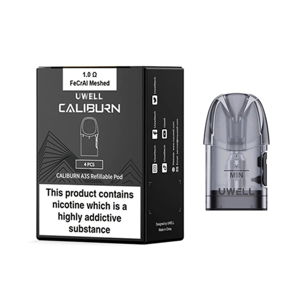 UWELL CALIBURN A3S REPLACEMENT PODS (4 PACK)