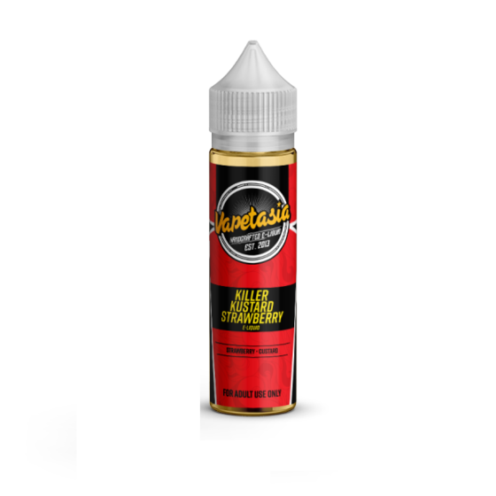 Killer Kustard Strawberry by Vapetasia, 50ML E Liquid, 70VG Vape, 0MG Juice