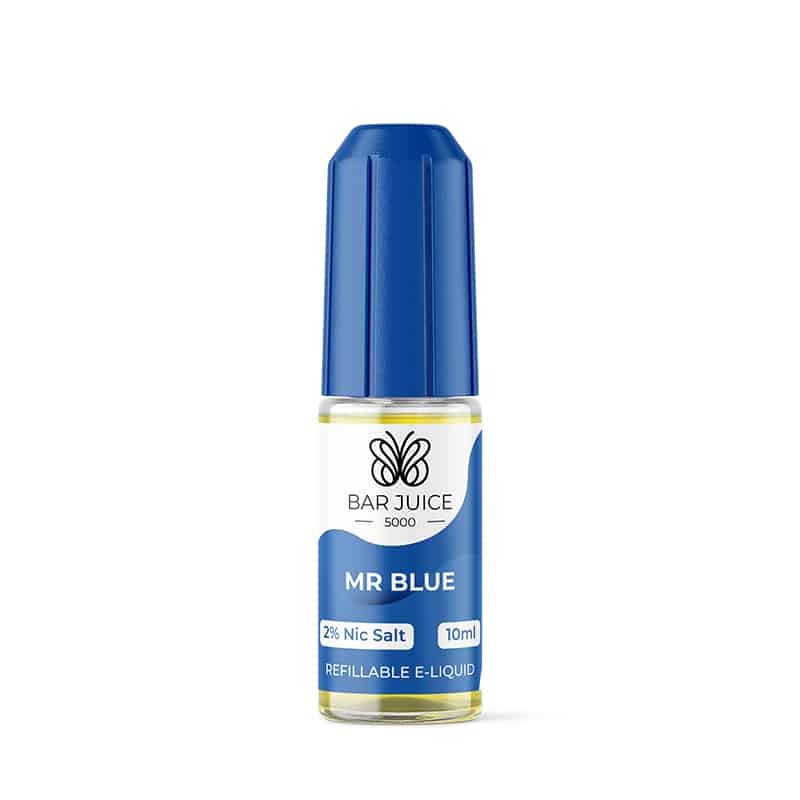 Mr Blue By Bar Juice 5000 | 10MG/20MG Nic Salt | 10ML E Liquid | 50VG Juice