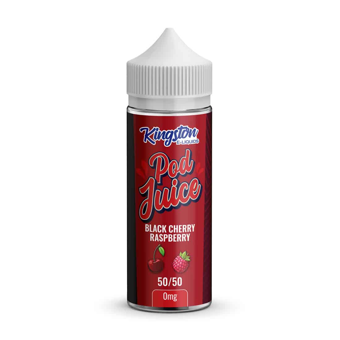 Black Cherry Raspberry - Kingston Pod Juice 100ML E Liquid 50VG/50PG Vape 0MG Juice