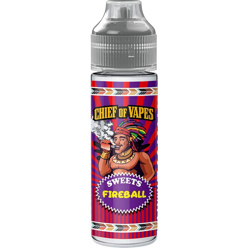 Chief Of Vapes Fireball 50ml E Liquid Juice 70vg Vape Shortfill Subohm