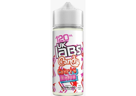 Cherry Melon - Candy by UK Labs, 100ML E Liquid, 70VG Vape, 0MG Juice, Shortfill