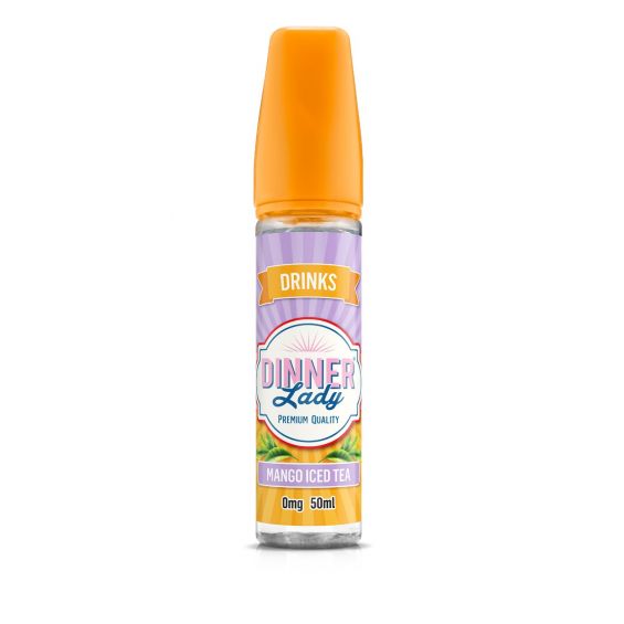 Mango Iced Tea by Dinner Lady E-liquid 70VG Shortfill Vape