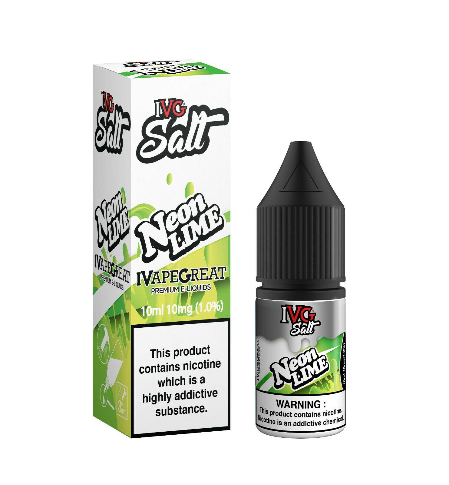 Neon Lime by IVG Nic Salt 10ML E Liquid 10MG/20MG Vape 50VG Juice