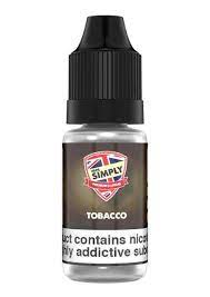 Totally Tobacco By Vape Simply 10ML E Liquid 50VG/50PG Vape Juice | All Strengths Available