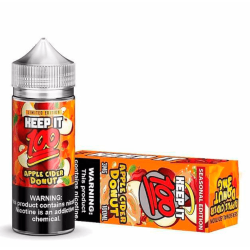 APPLE CIDER DONUT – KEEP IT 100 E LIQUID 100ML SHORTFILL 70VG VAPE