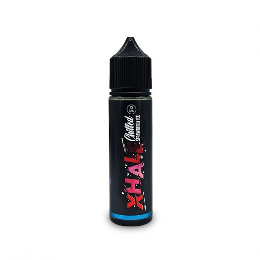 Chilled - Strawberry Ice By Xhale 50ML E Liquid 70VG Vape 0MG Juice Shortfill