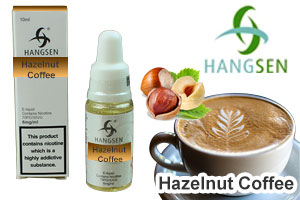 HANGSEN HAZELNUT COFFEE 10ML TPD E LIQUID JUICE 3MG/6MG/12MG/18MG MULTIBUY