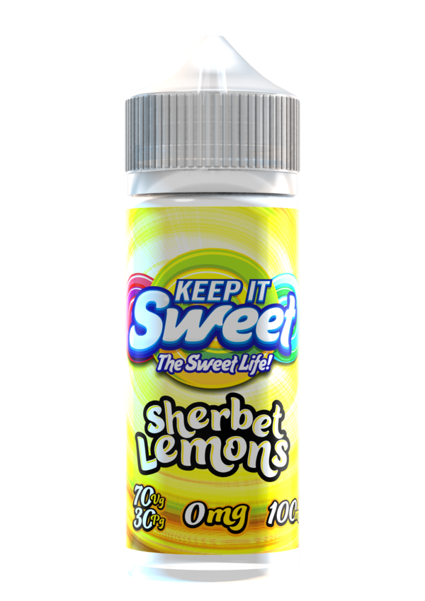 Sherbet lemons - Keep It Sweet 100ml E-liquid Juice 70VG Vape