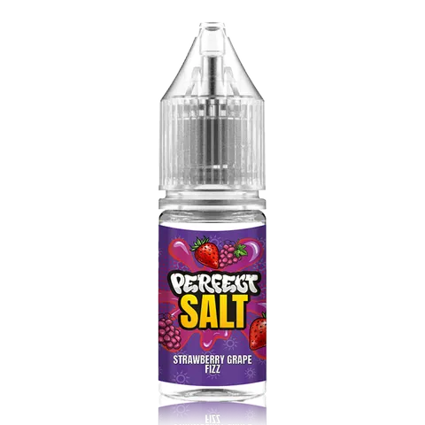 Strawberry Grape Fizz - Perfect Vape Nic Salt, 10 x 10ML Bottles 50VG, 10MG/20MG Vape Juice