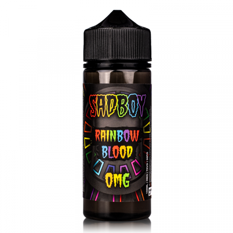 RAINBOW BLOOD BY SADBOY E-LIQUID 100ML SHORTFILL 75VG VAPE 0MG JUICE