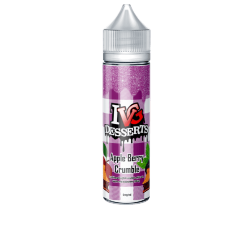 APPLE BERRY CRUMBLE ELIQUID BY IVG I LOVE VG DESSERTS 50ML SHORTFILL E LIQUID 70VG VAPE