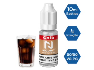 NEW FLAVOUR NICOHIT COLA PREMIUM E LIQUID E JUICE 10ML TPD 3/6/12/18MG MULTIBUY