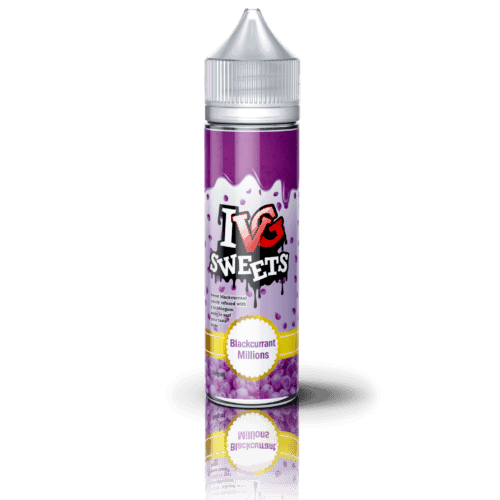 BLACKCURRANT MILLIONS ELIQUID BY I LOVE VG IVG SWEETS 50ML SHORTFILL E LIQUID 70VG VAPE