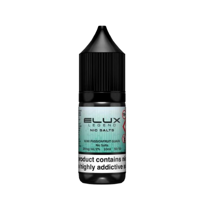 Kiwi Passionfruit Guava By Elux Legend 10ML Nic Salt E Liquid 50VG Vape 10MG/20MG Juice