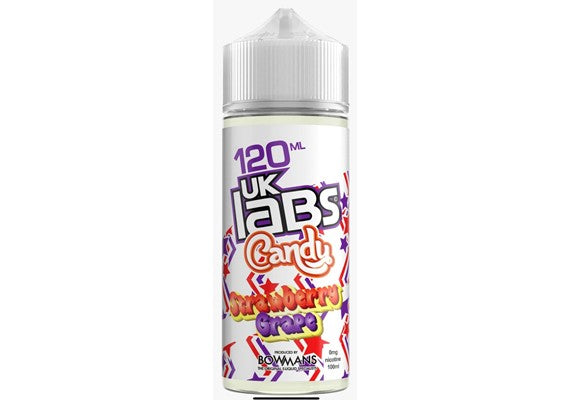 Strawberry Grape - Candy by UK Labs, 100ML E Liquid, 70VG Vape, 0MG Juice, Shortfill