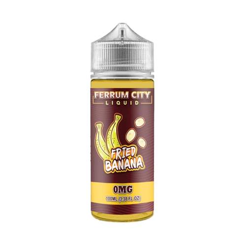 Fried Banana By Ferrum City 100ML E Liquid 70VG Vape 0MG Juice