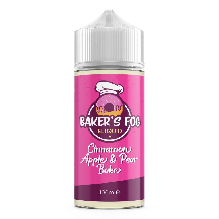 Cinnamon Apple & Pear Bake By Baker's Fog 100ML E Liquid 70VG Vape 0MG Juice