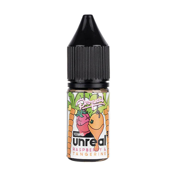 Unreal 3 - Raspberry & Tangerine Nic Salt 10ML E Liquid 10MG/20MG Vape 50VG Juice