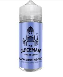 THE JUICEMAN BLACKCURRANT MENTHOL 100ML E Liquid Shortfill 50VG Vape Juice
