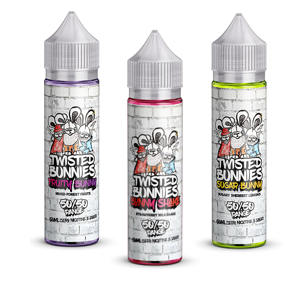 Fruity Bunny By Twisted Bunnies 50ML E Liquid 50VG Vape 0MG Juice