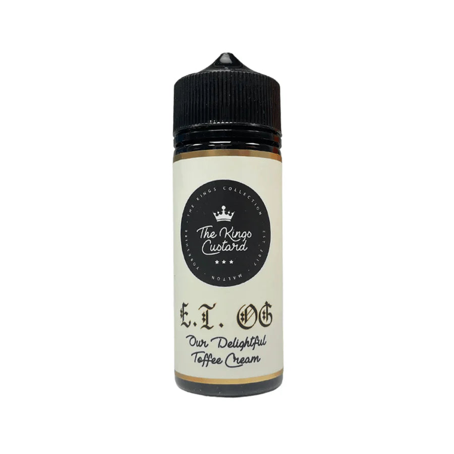 The Kings Custard - English Toffee E.T. OG - 100ML E-Liquid 70VG Vape 0mg Juice