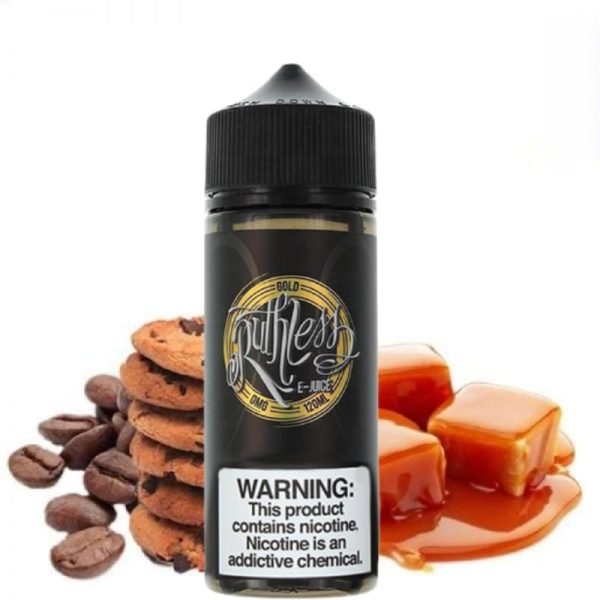 GOLD BY RUTHLESS 100ML E-LIQUID 70VG/30PG 0MG JUICE SHORTFILL