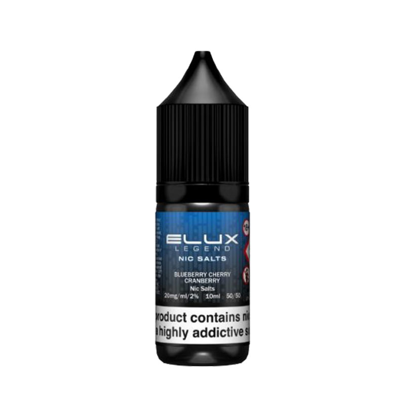Blueberry Cherry Cranberry By Elux Legend 10ML Nic Salt E Liquid 50VG Vape 10MG/20MG Juice
