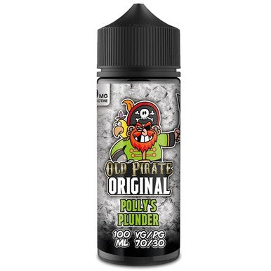 Original - Polly's Plunder by Old Pirate 100ML E Liquid, 70VG Vape, 0MG Juice, Shortfill