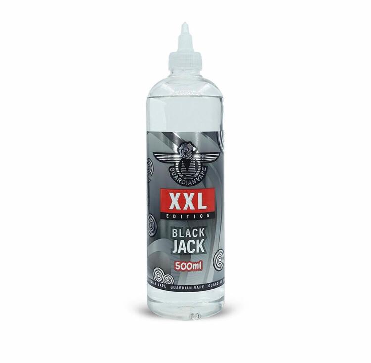 Black Jack By Guardian Vape XXL Edition 500ML E Liquid 70VG Vape 0MG Juice