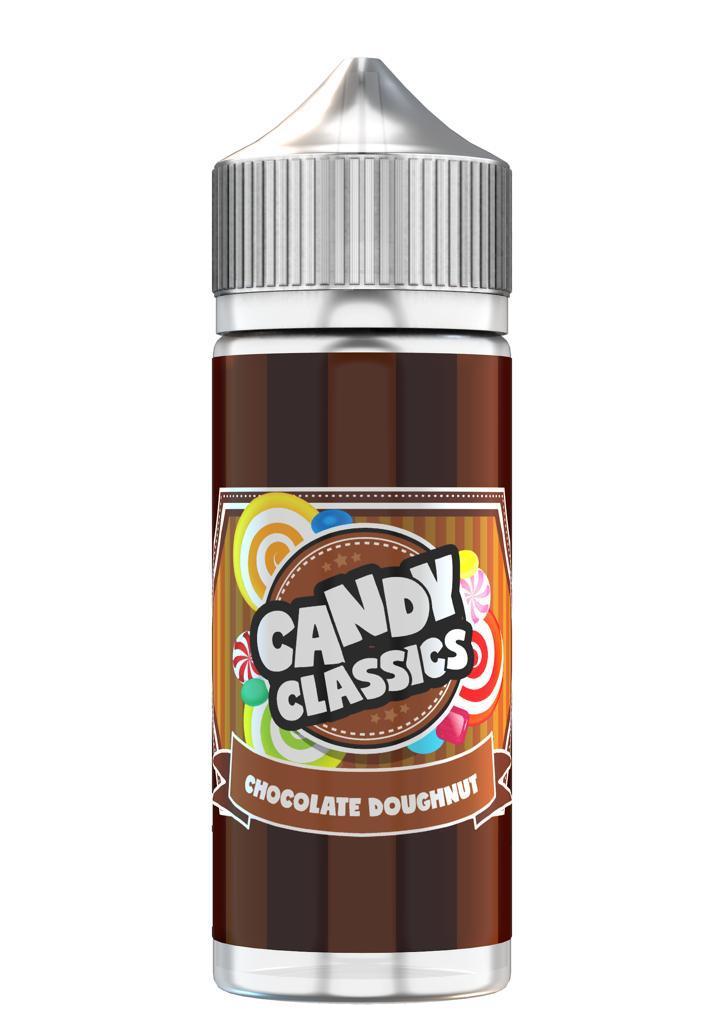 Candy Classics Chocolate Doughnut Drops 100ml E Liquid Juice 50vg Vape sub ohm Shortfill