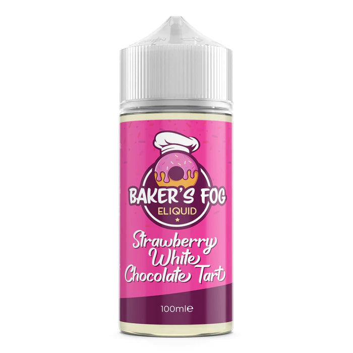 Strawberry White Chocolate Tart By Baker's Fog 100ML E Liquid 70VG Vape 0MG Juice