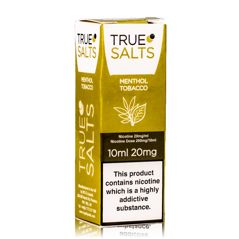Menthol Tobacco By True Salts Nic Salt 10ML E Liquid 10MG/20MG Vape 50VG Juice