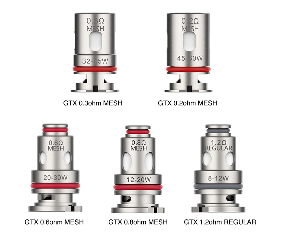Vaporesso GTX Replacement Coils 5 Pack