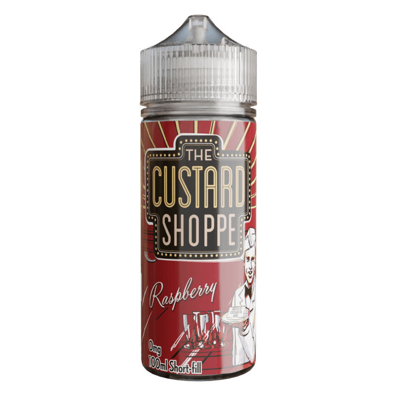 MONSTER VAPE LABS - CUSTARD SHOPPE RASPBERRY 100ML E LIQUID 75VG VAPE 0MG JUICE