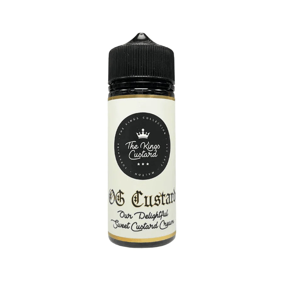 The Kings Custard - OG Custard - 100ML E-Liquid 70VG Vape 0mg Juice